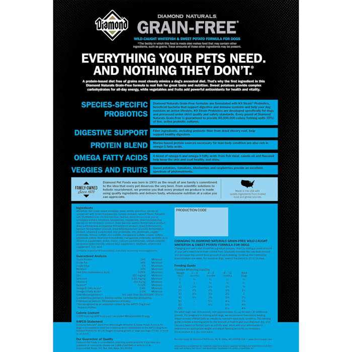 Grain Free Whitefish & Sweet Potato Dry Dog Food L913934