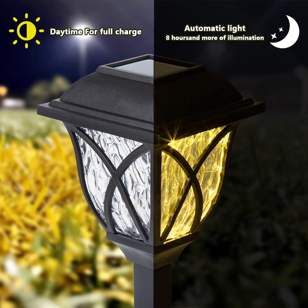 6PC Warm White Solar Outdoor Lights R6369