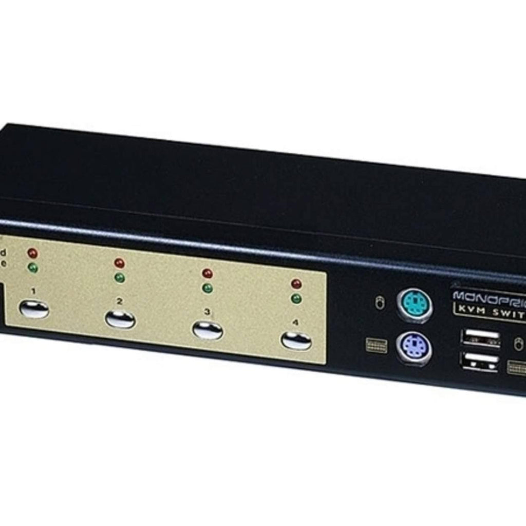 4-Port USB PS2 KVM Switch with Cables X804043