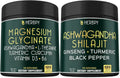6in1 Magnesium Glycinate & 5in1 Ashwagandha Shilajit Supplements Y668