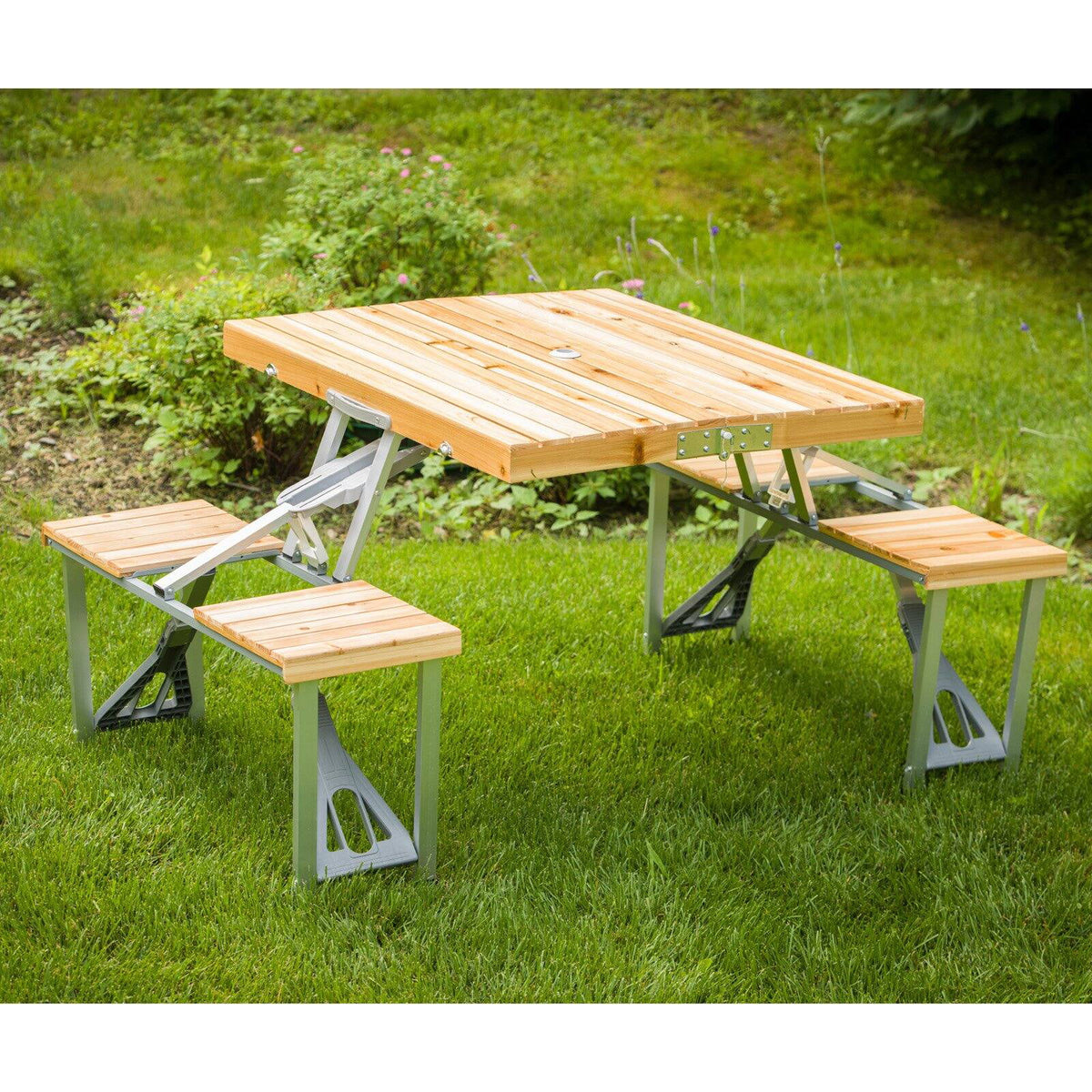 Wood Folding Picnic Table U334628