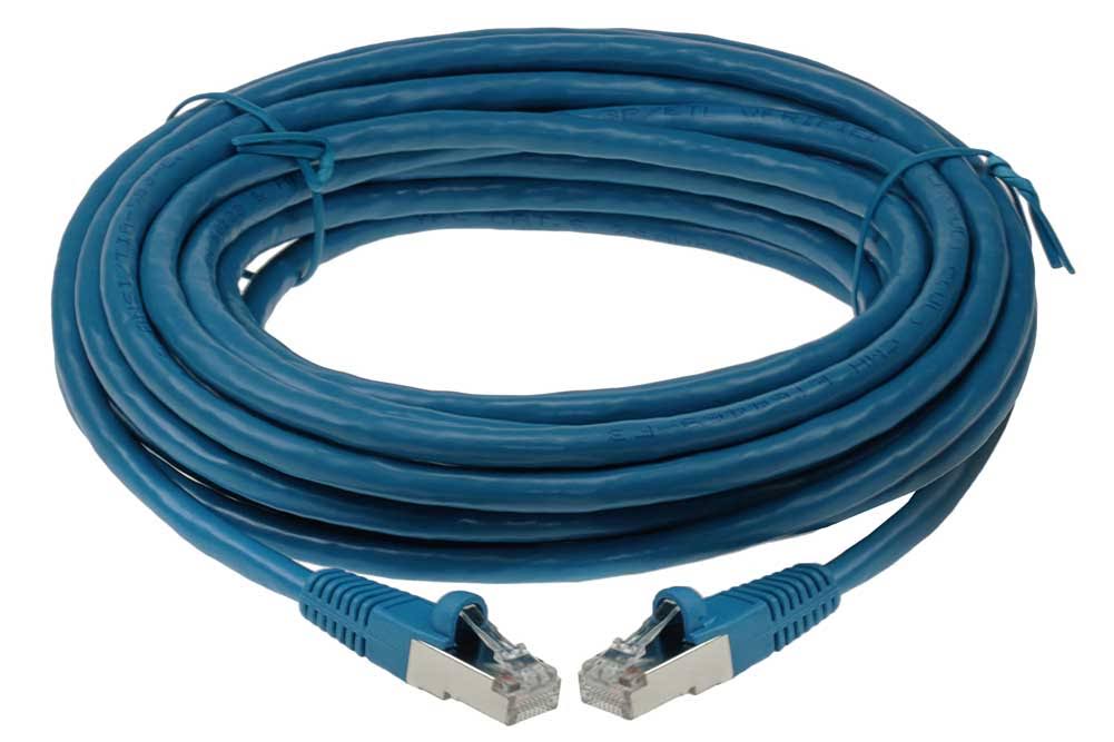 125ft Cat6 Shielded STP Ethernet Network Cable Blue S954747
