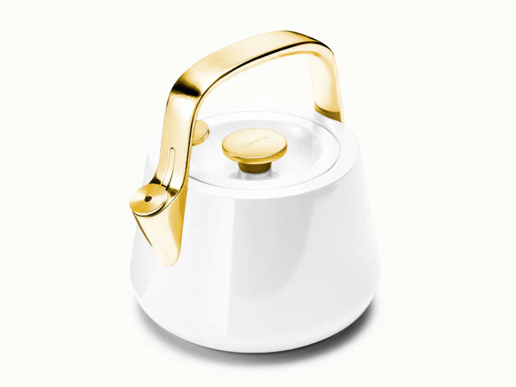 White Whistling Tea Kettle O14703