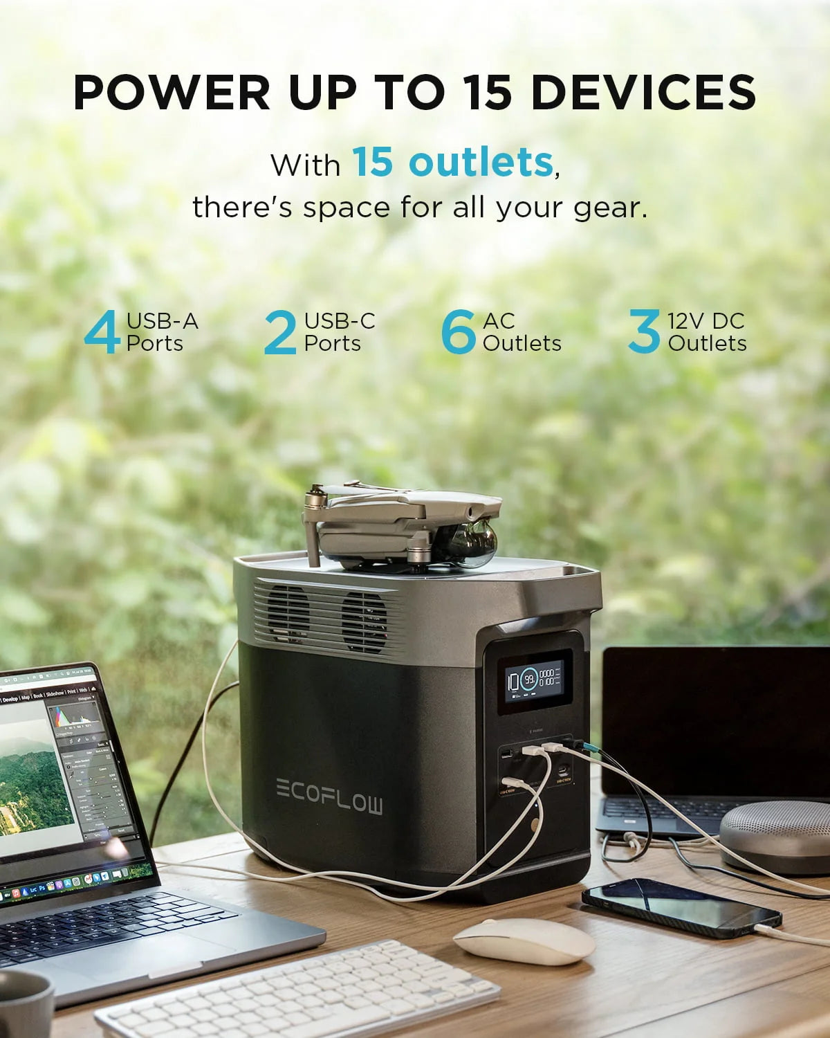 1024Wh 1800W Portable Power Station W83478