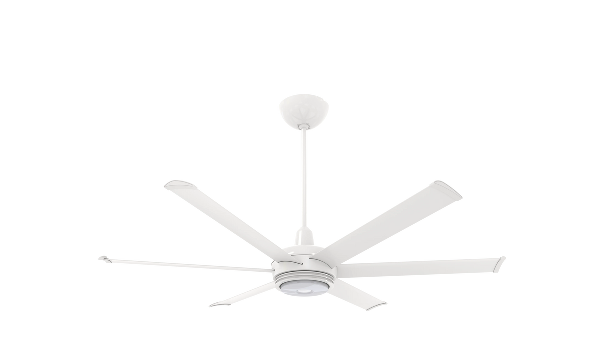 White 60 Ceiling Fan with Downlight LED C717
