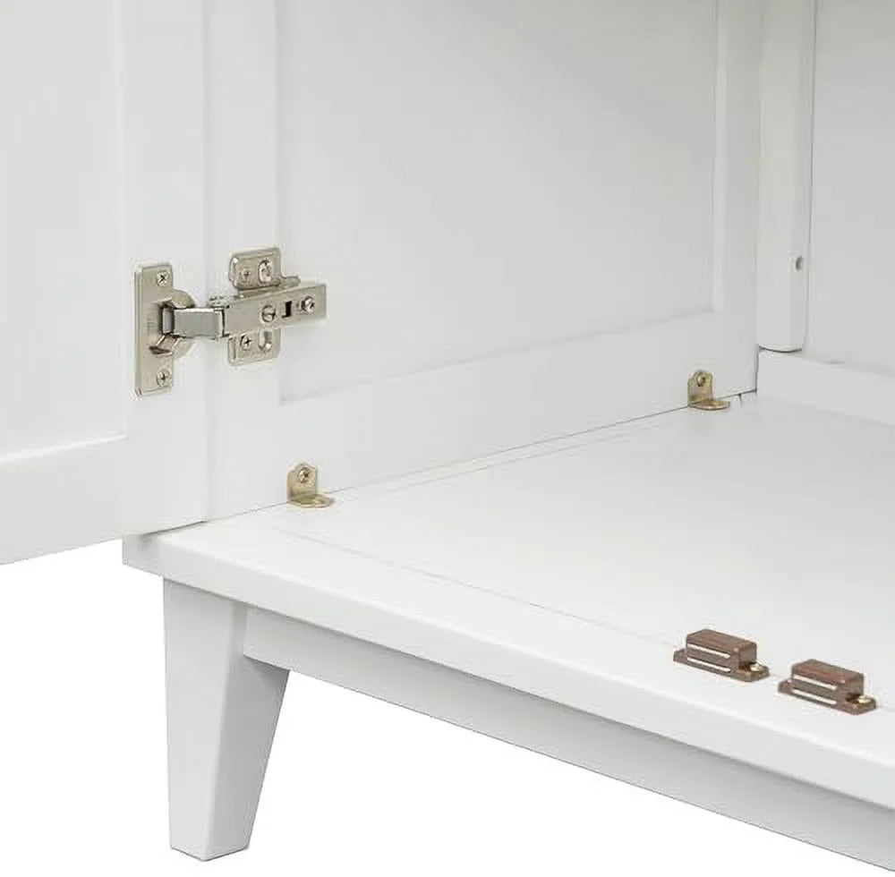 60" 4 Door Sideboard Cabinet with Marble Sticker Desktop X6485