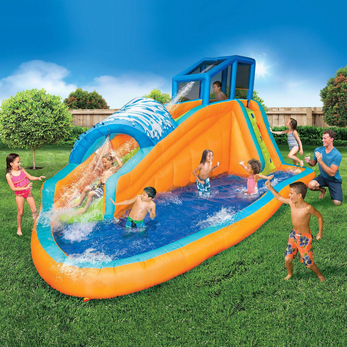 Kids Inflatable Water Slide Splash Park K76157