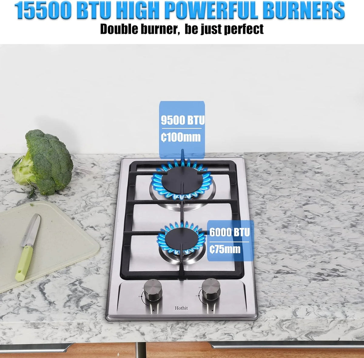 30" 5 Burner Built-in Stainless Steel Gas Cooktop M629