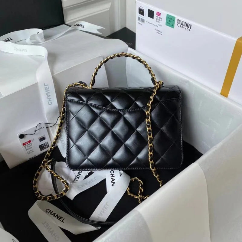 Mini Flap Bag With Top Handle R359