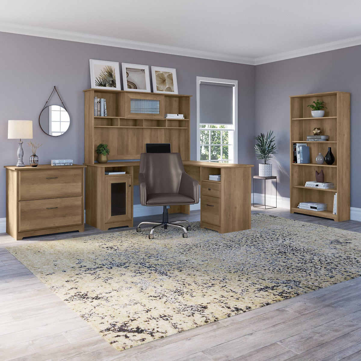 Tall 5 Shelf Bookcase B382