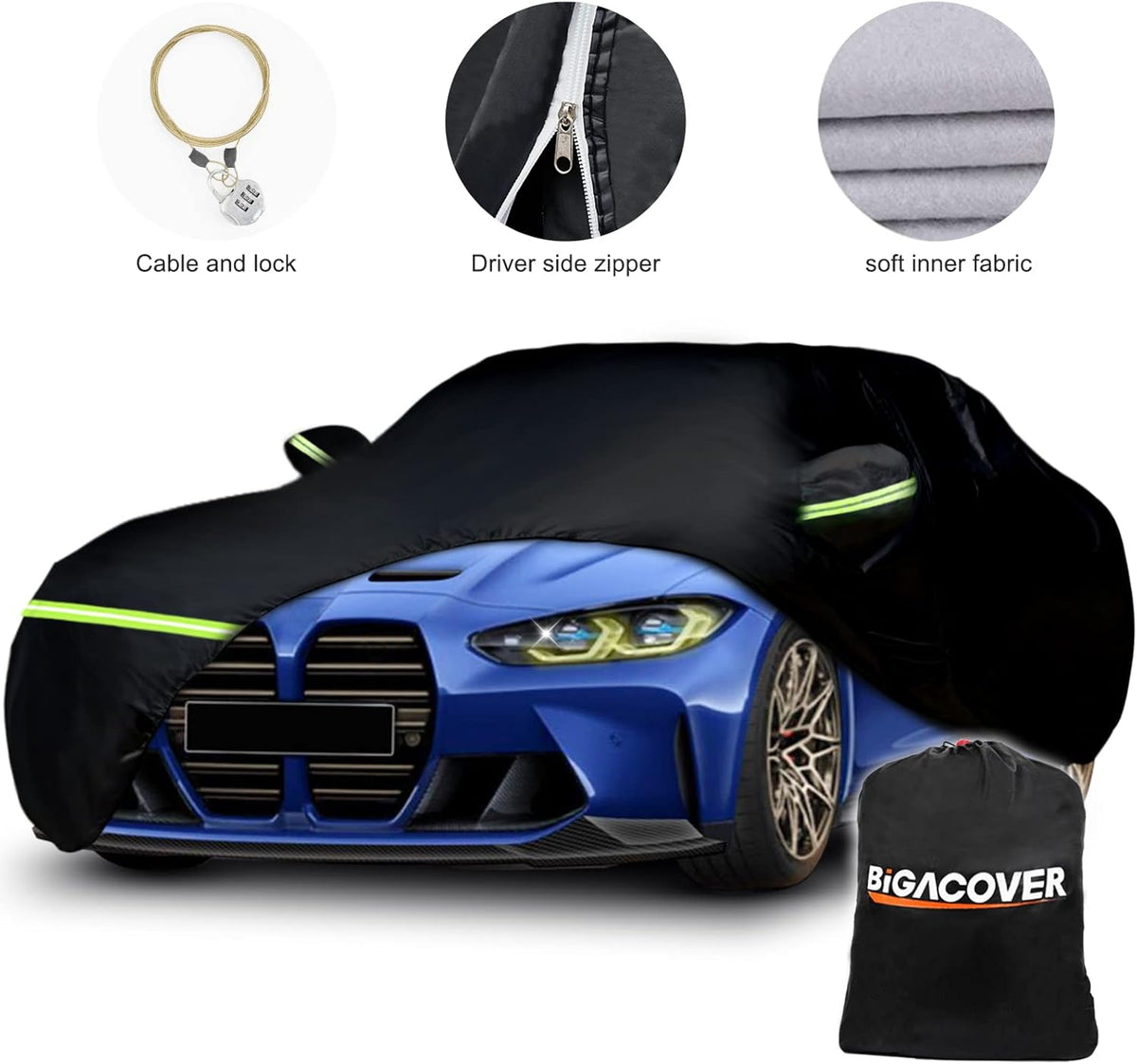 Waterproof All Weather 6 Layers Car Cover F31368