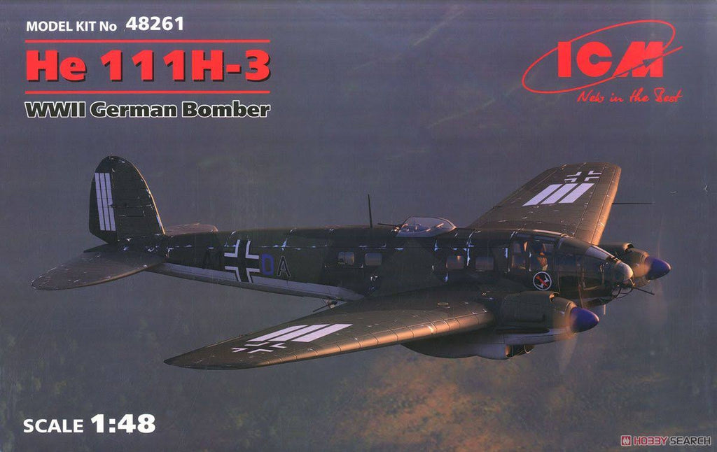 1/48 He 111H-3 German Bomber Scale Model I8302
