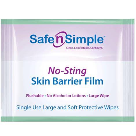 Skin Barrier No-Sting Wipe 5 x 7 25/Pack F653