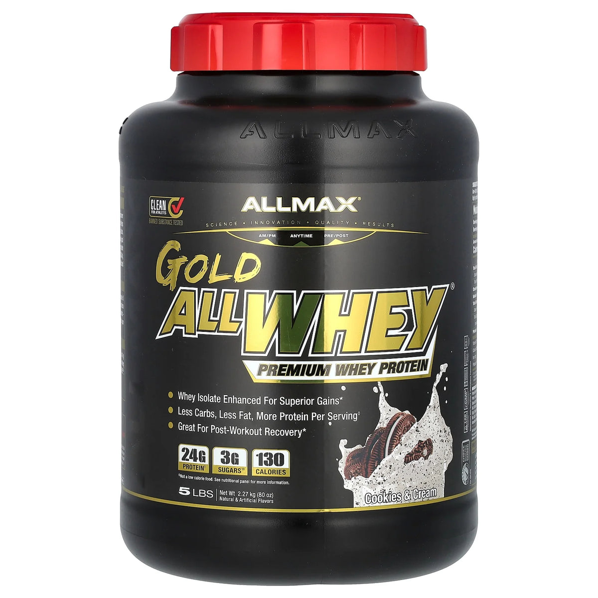 Whey Protein Cookies & Cream 5 lbs H381632