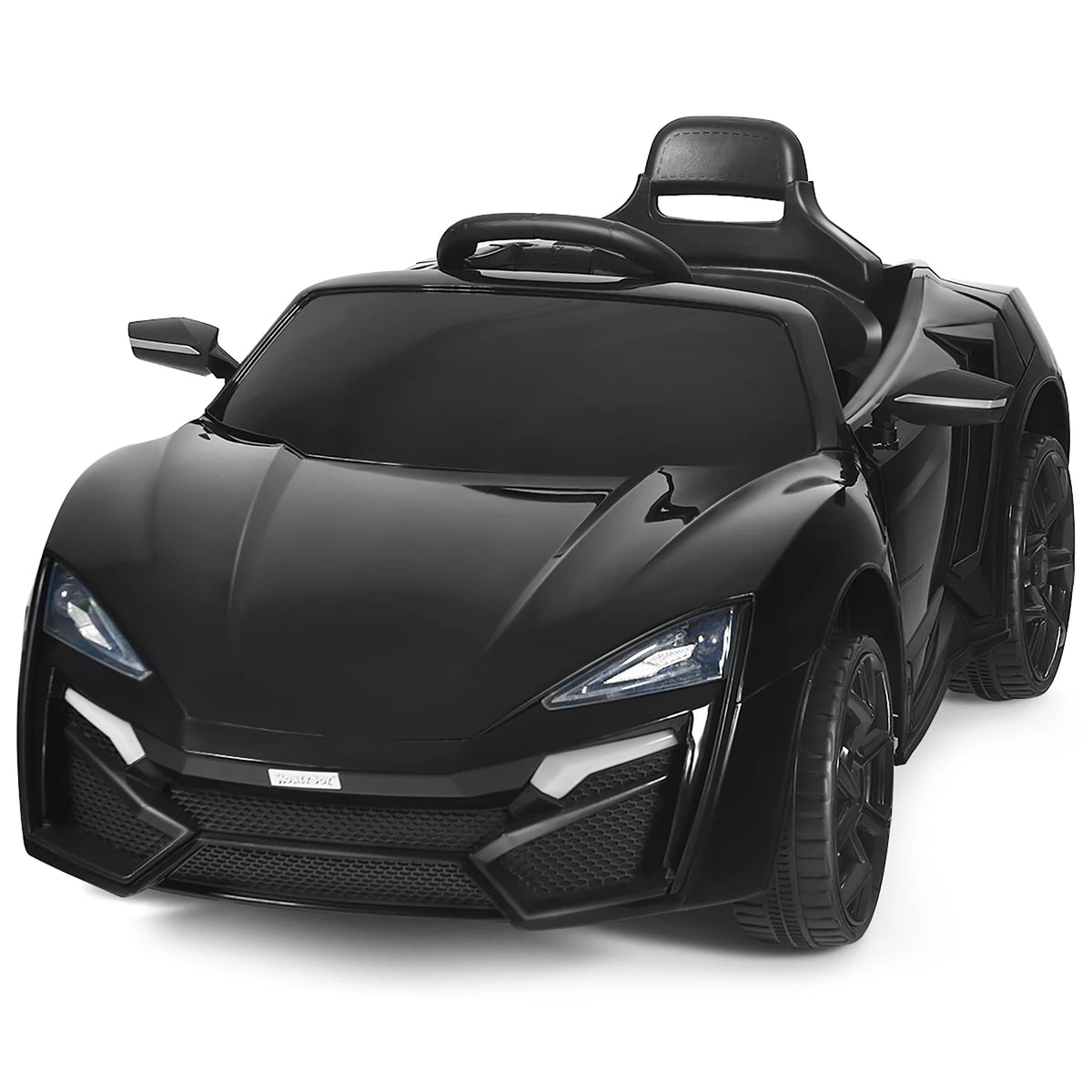 12V Kids Ride On Car with Lights MP3 Openable Doors Pink Z860