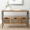 Rustic Console with 3 Drawers E67045