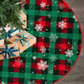 Red 48 inches Plush Christmas Tree Skirt P895