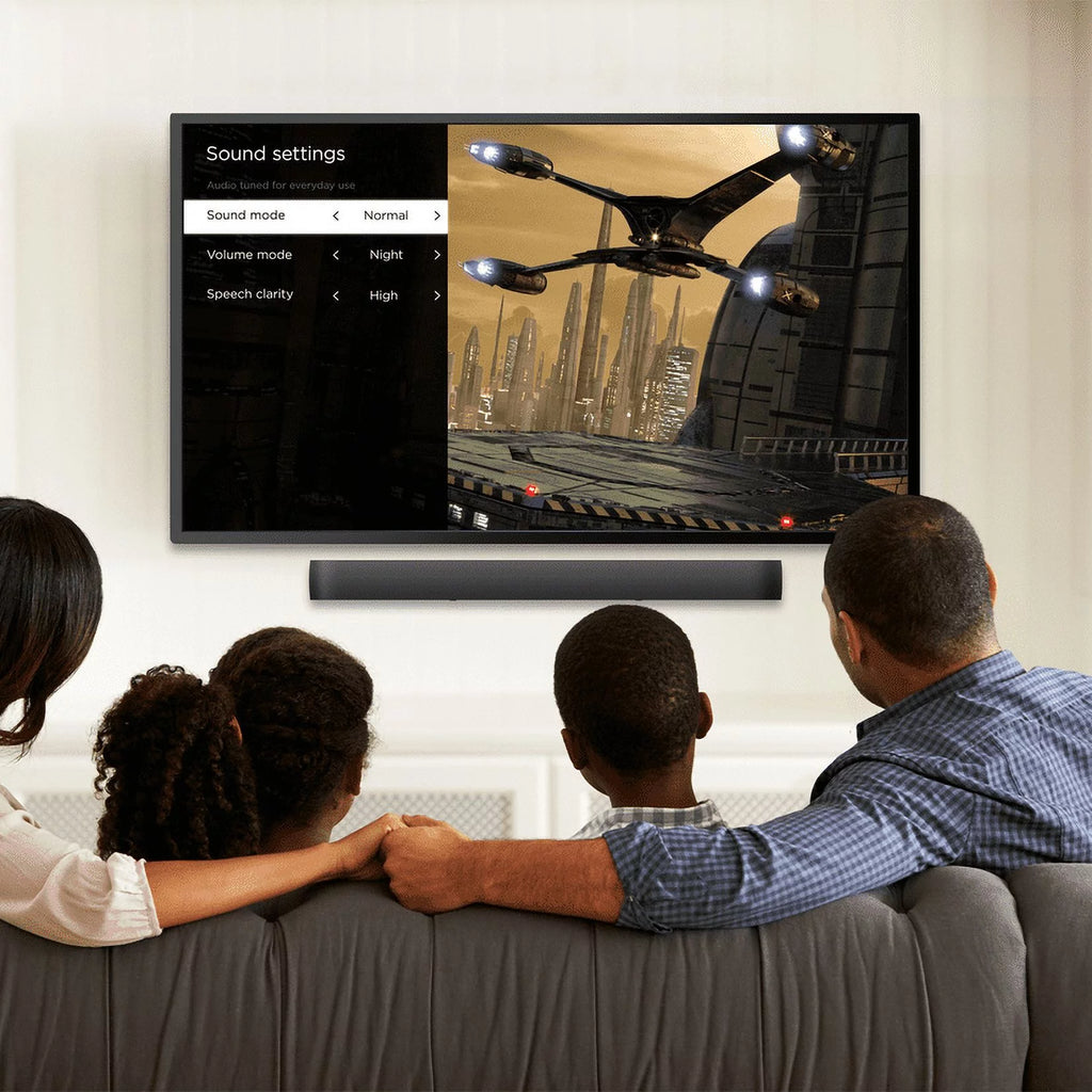 Smart Soundbar with Built-in 4K Streaming Media Player U7536