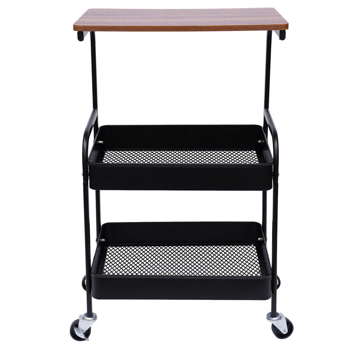 3 Tier Mobile Laptop Printer Cart Rolling Computer Stand O71499