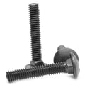 1/4-20 x 4 1/2 Coarse Thread Carriage Bolt Low Carbon Steel Black Oxide L68560