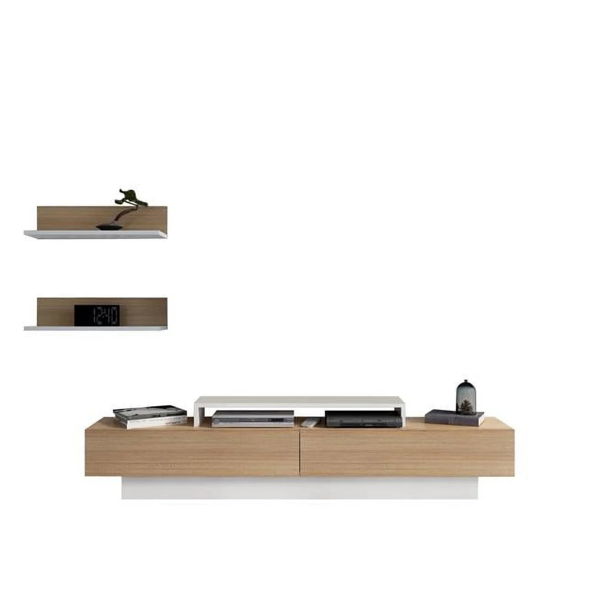 Teak & White TV Stand A181
