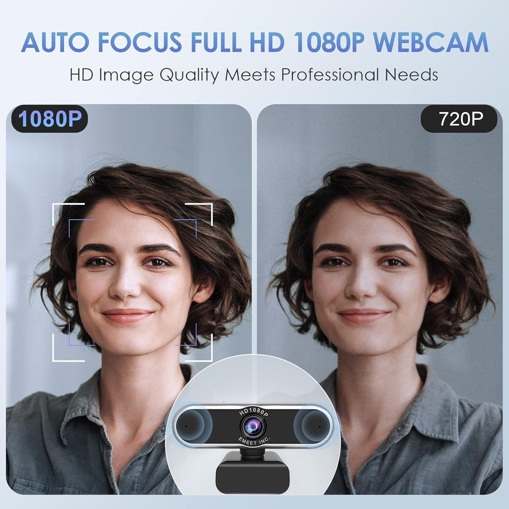 1080P Auto Focus Webcam with Microphone M950348
