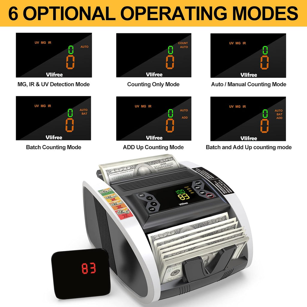 Bill Counter Machine with Counterfeit Detection K988