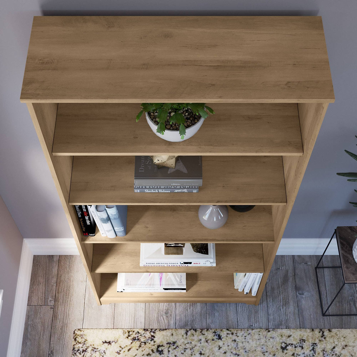 Tall 5 Shelf Bookcase B382