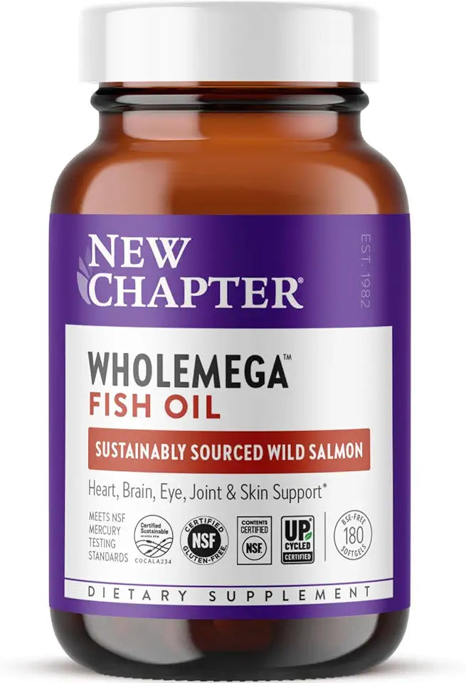 Wild Alaskan Salmon Oil Omega-3 Vitamin D3 Softgels P80230