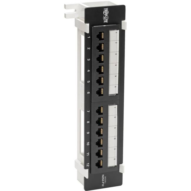 12-Port Wall-Mount Cat6 Patch Panel X721197