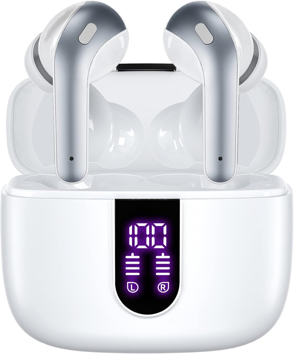 Bluetooth True Wireless Earbuds 60H Playback IPX5 Waterproof with Mic Pack of 2 V279