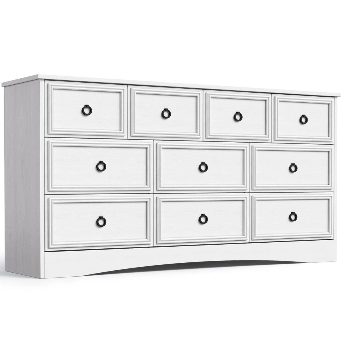White 10 Drawer Dresser X869