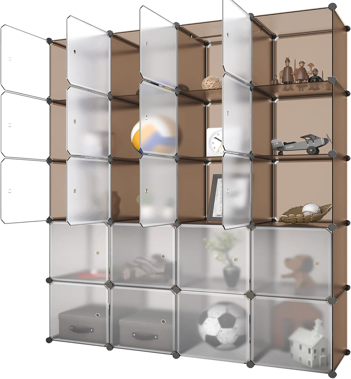 20 Cube Plastic Storage Organizer N4664