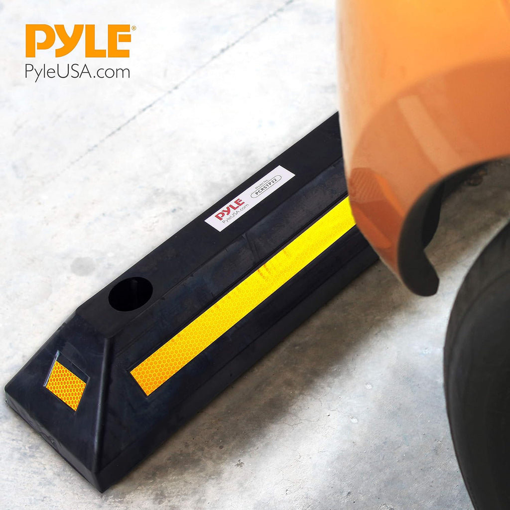 2-Pc Heavy Duty Rubber Parking Stopper K913