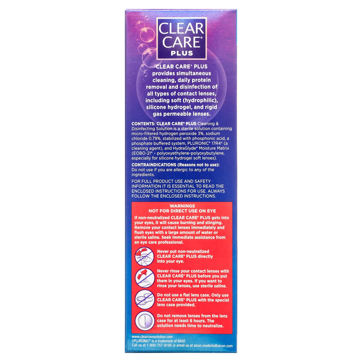 Contact Lens Cleaning Solution with HydraGlyde, Two 12oz I340428