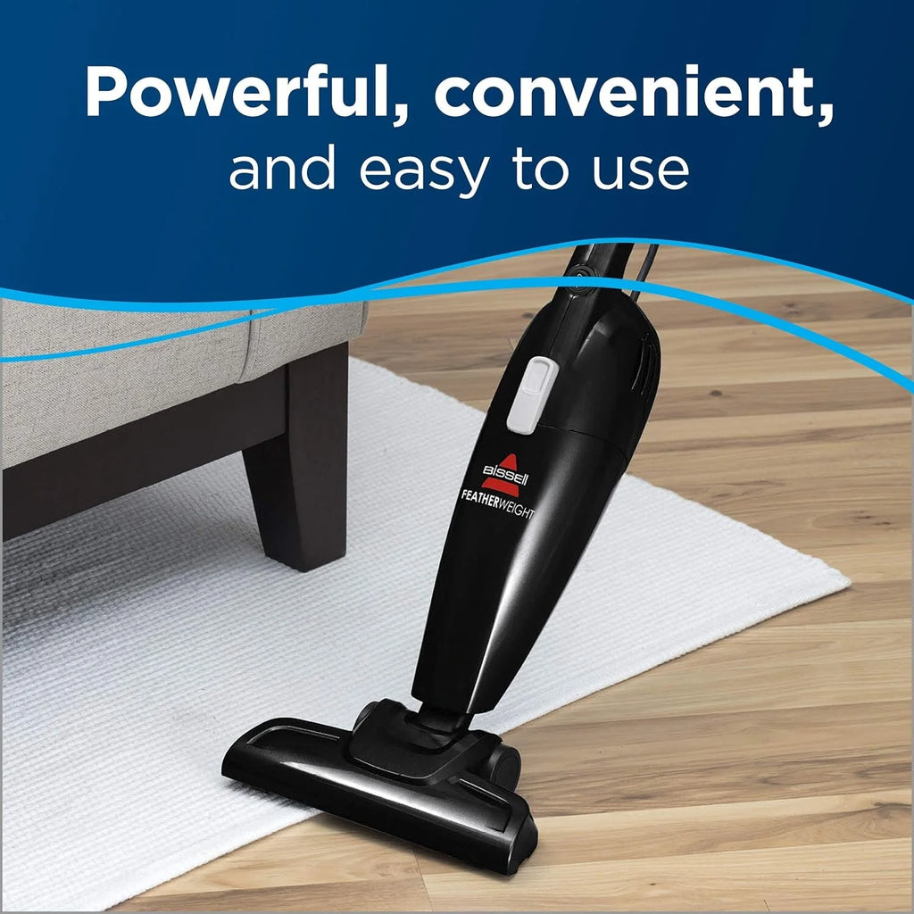 Black Bagless Stick Vacuum with Crevice Tool O7558