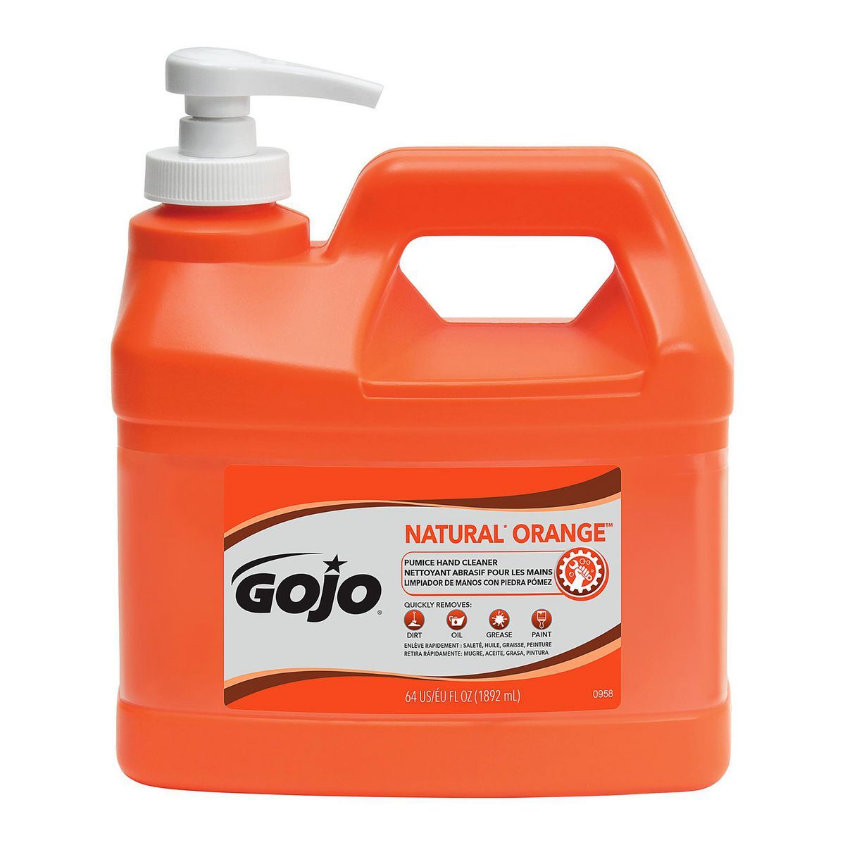 1/2 Gallon Natural Orange Pumice Hand Cleaner C155
