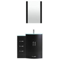 Black 36 Vanity Set with Sink Base and Drawer Base W55731