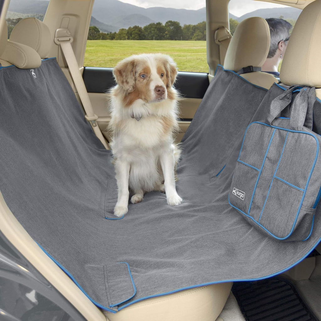 Khaki Water-Resistant Dog Hammock Seat Cover Y159