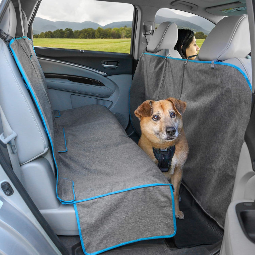 Khaki Water-Resistant Dog Hammock Seat Cover Y159