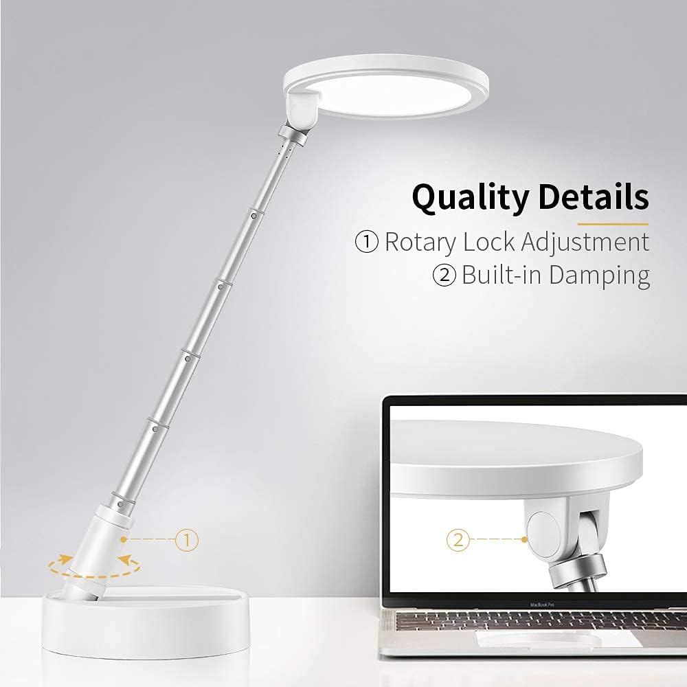 Table Lamp, Telescopic, Foldable, 5 Brightness, 3 Color Mode T968