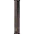 Textured Brown Non-Tapered Square Aluminum Column M120