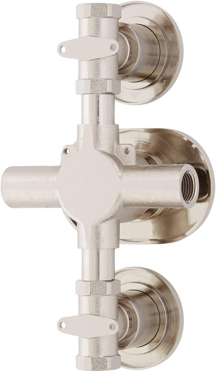 Thermostatic Shower System with Rainfall Shower Head and Hand Shower B75794