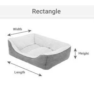 Plush Orthopedic Dog Bed with Removable Cover S84864