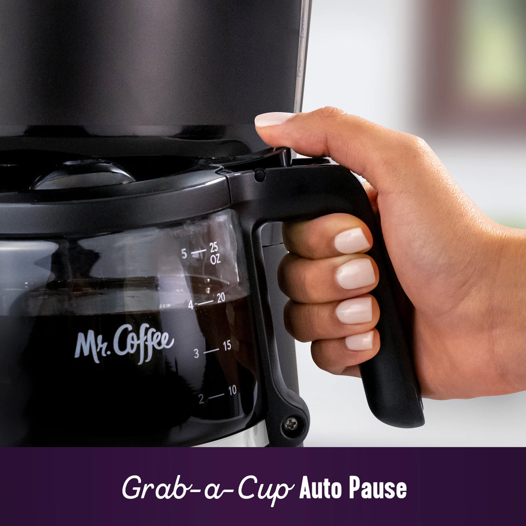 5-Cup Programmable Coffee Maker, 25 oz. Mini Brew, Black I747763