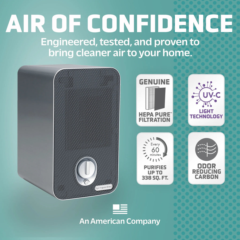 Air Purifier with HEPA Filter, UV-C, 338 Sq. ft. A2230