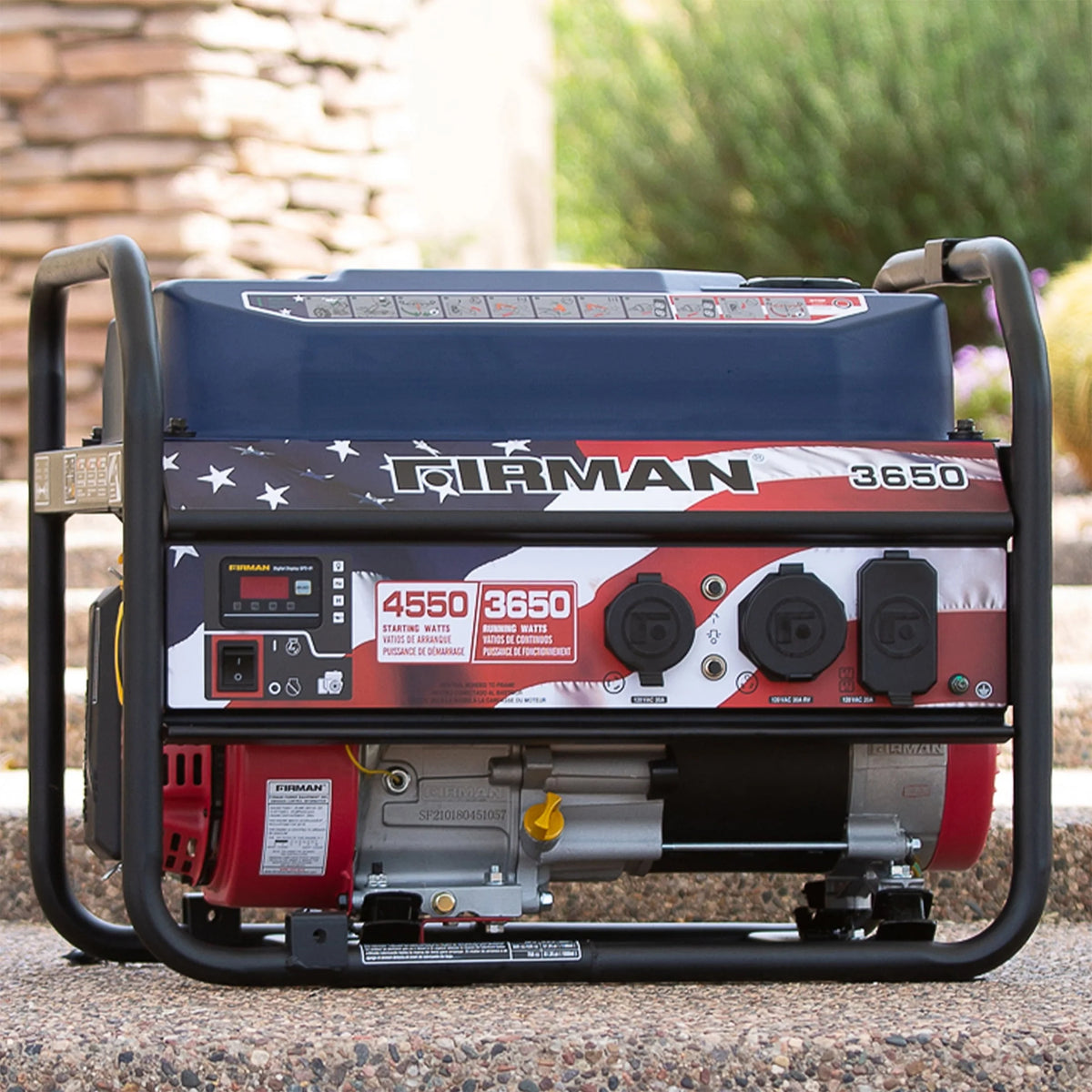 4550/3650 Watt Recoil Start Gas Portable Generator Q739361