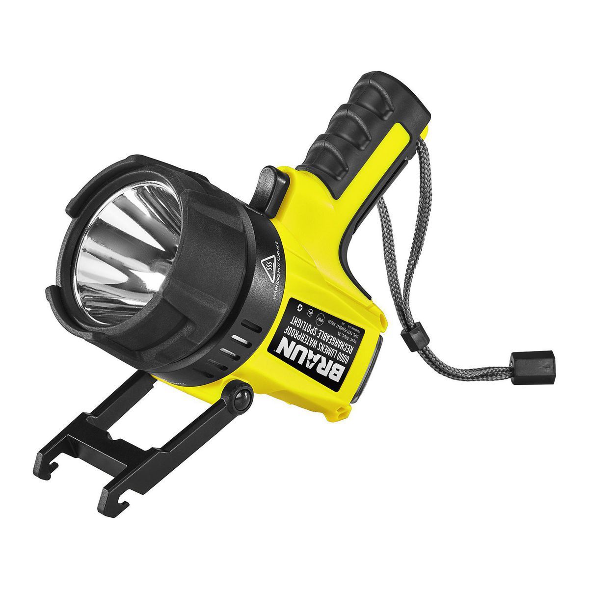6000 Lumen Rechargeable Waterproof LED Spotlight Y30067