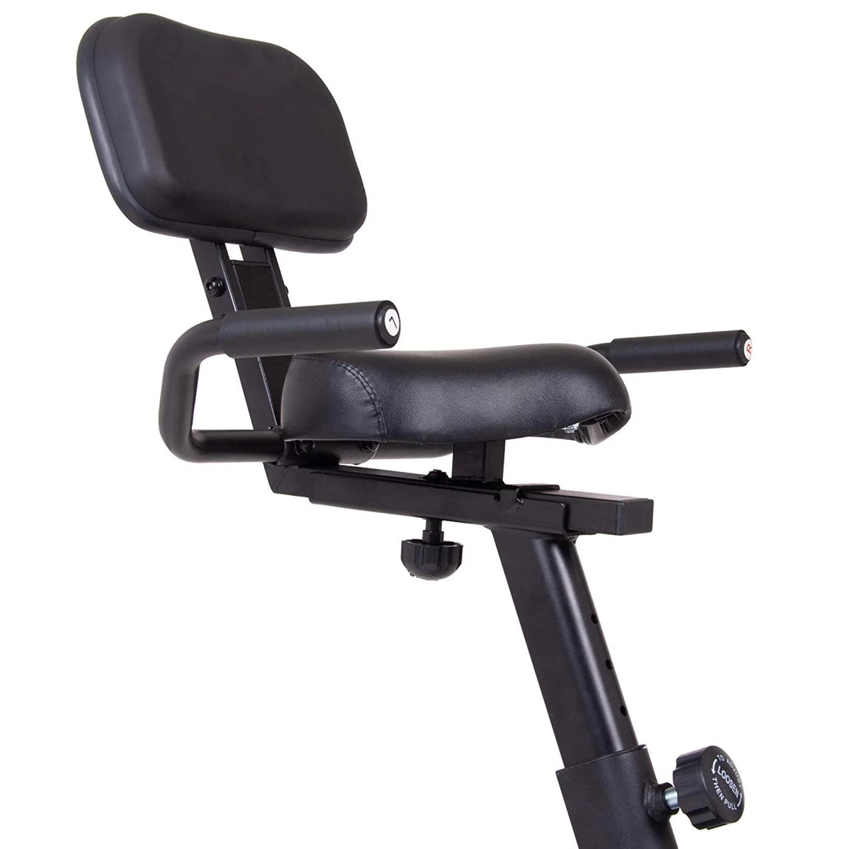 Upright Fan Bike Manual Resistance Heart Rate Monitor C48366