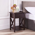 Wooden Nightstand with Drawer C90998
